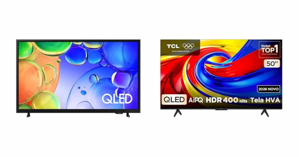 Quer renovar a sala? Confira uma seleção de TVs QLED em promoção na Amazon