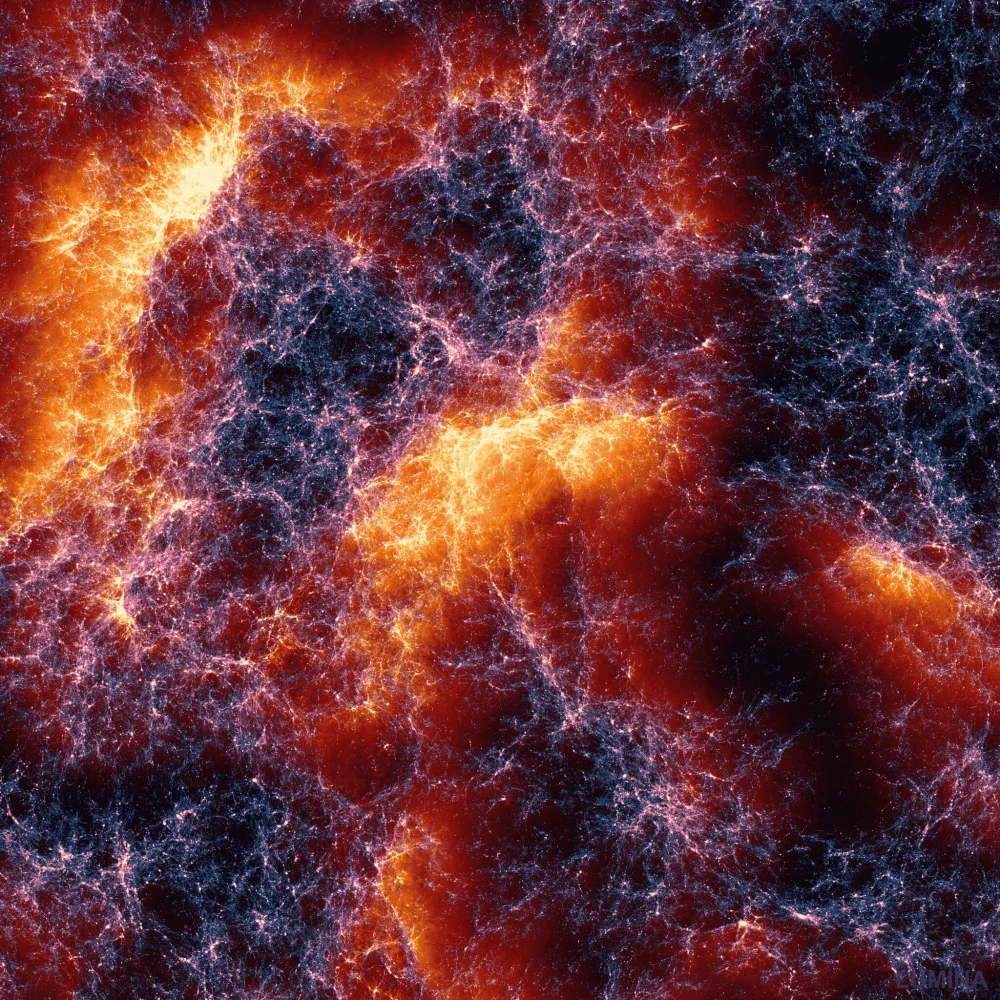 Simulação impressionante recria os primeiros bilhões de anos do Universo