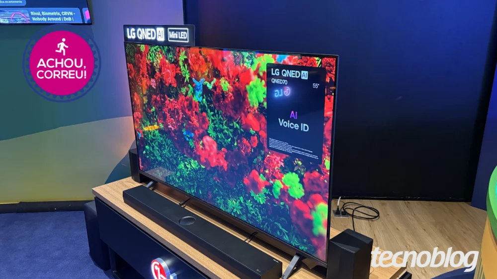 TV LG QNED 55″ com Mini LED atinge 32% OFF em oferta no Mercado Livre