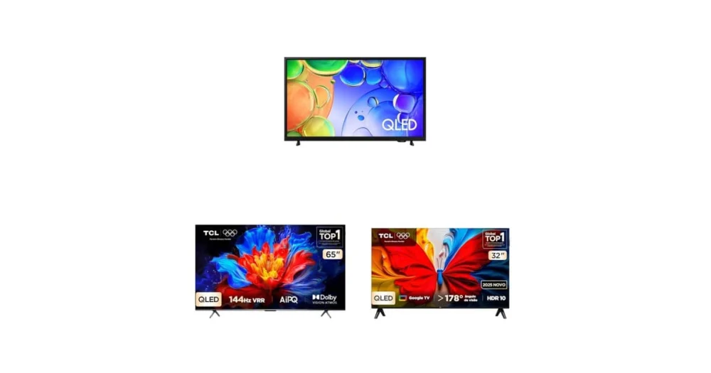 Tela grande e imagem incrível: selecionamos TVs QLED em promoção na Amazon