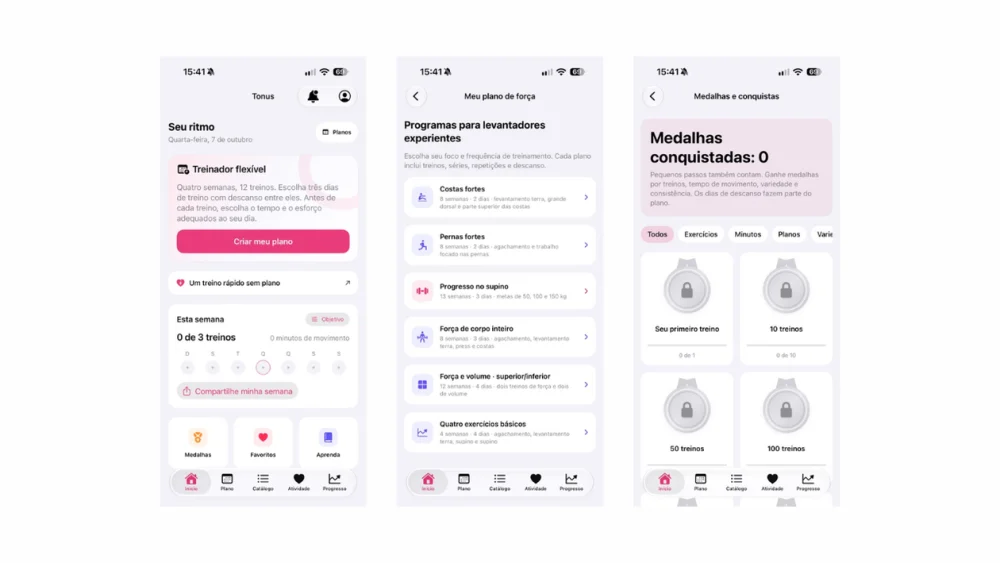 Tonus é um app gratuito de treinos rápidos para iPhone