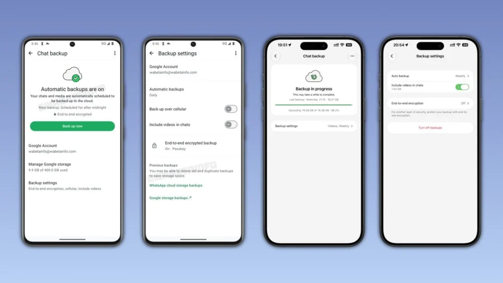 WhatsApp implementa tela de backup repaginada e testa nova central de mídias no iOS