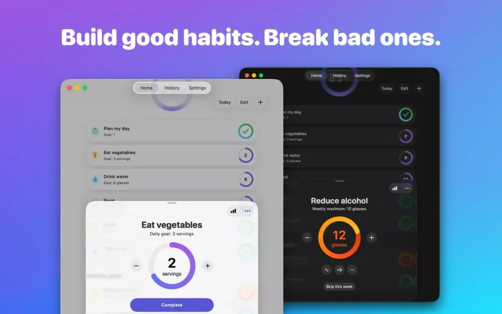 Awesome Habits é um app minimalista e completo para acompanhar sua rotina