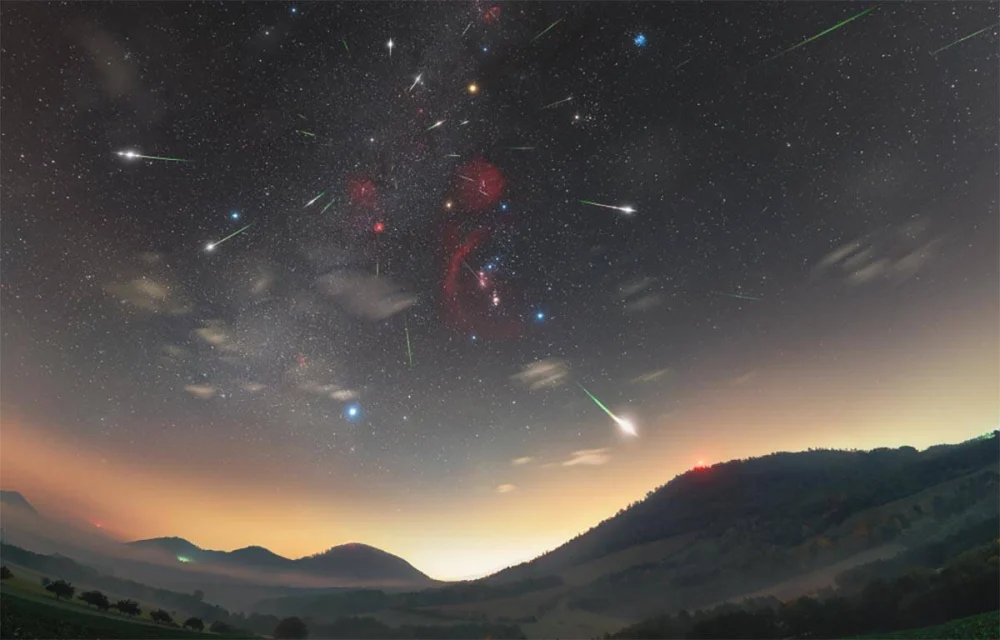 É hoje! Olhe para o céu e veja uma chuva de meteoros formada por restos do cometa Halley