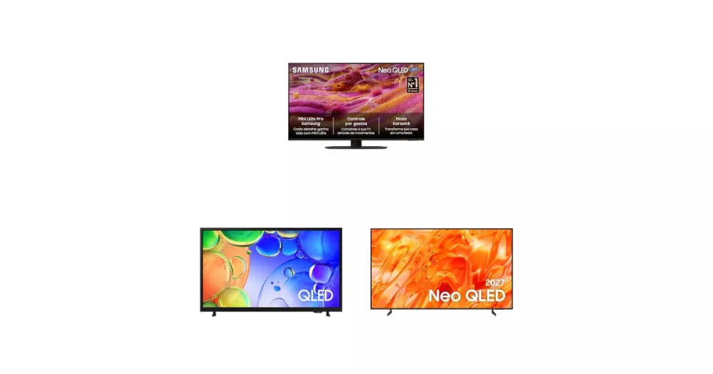 Hora de renovar a sala: selecionamos TVs Neo QLED com tecnologia de ponta em promoção na Amazon