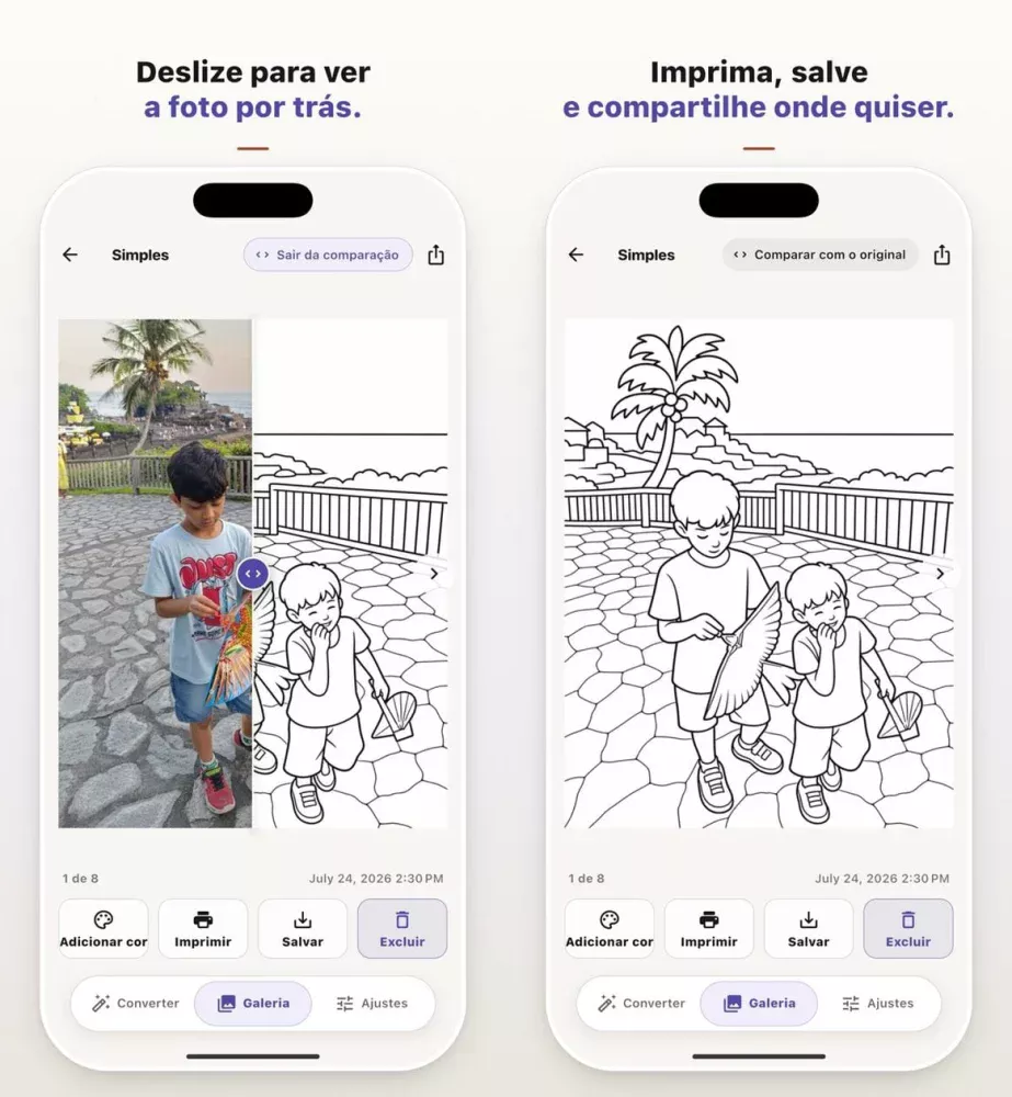 Lineora: app transforma suas fotos em desenhos para colorir (e muito mais)