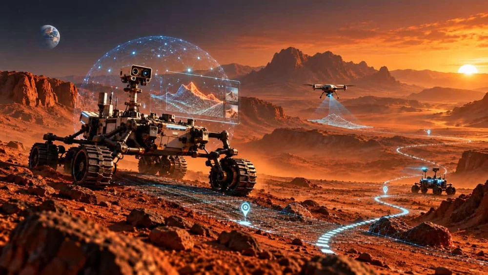 Robôs com inteligência artificial ampliam as fronteiras da exploração espacial