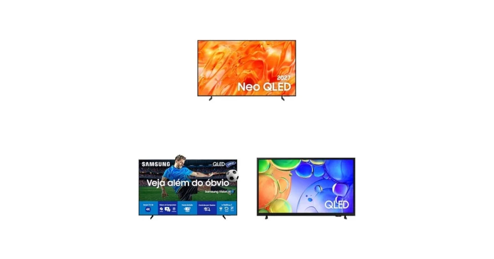 Samsung domina: selecionamos as melhores TVs QLED em promoção na Amazon agora