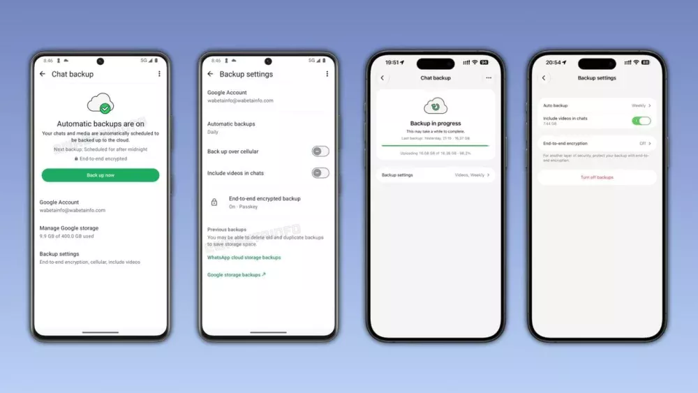 WhatsApp implementa tela de backup repaginada e testa nova central de mídias no iOS