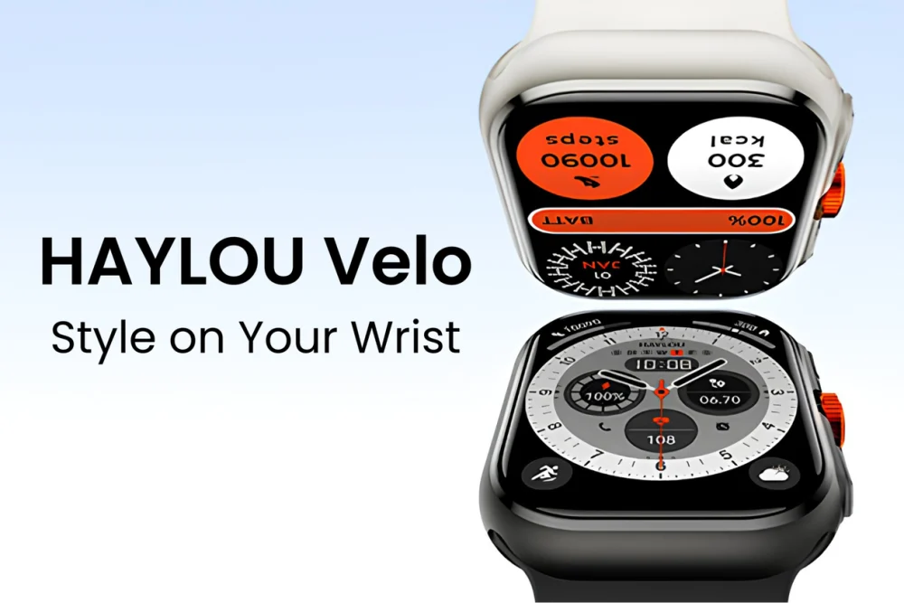 ★ HAYLOU Velo combina estilo para o dia a dia, carregamento sem fio e uma grande tela AMOLED
